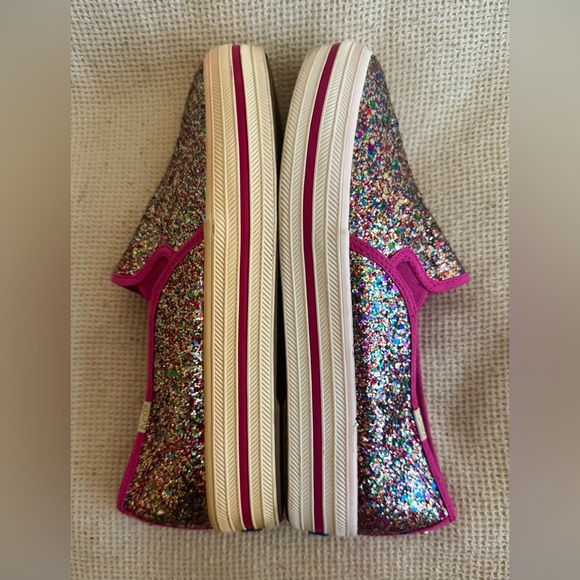 Kate Spade Multicolor Glitter Slip-on Keds - Picture 4 of 5
